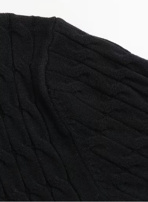 Suéter de cuello polo para hombre