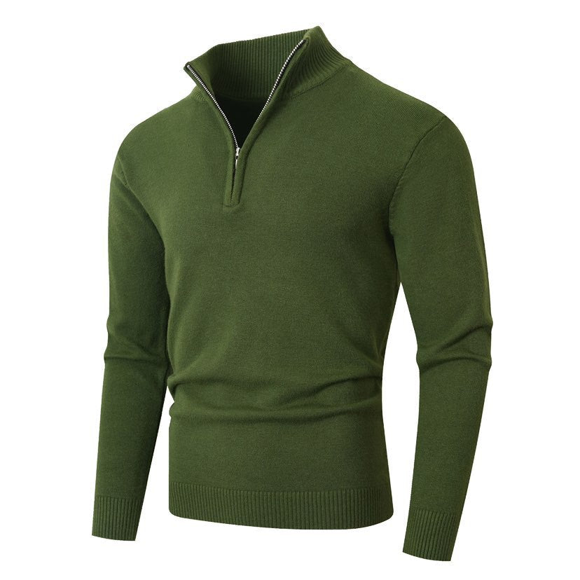 Suéter con cremallera para hombre