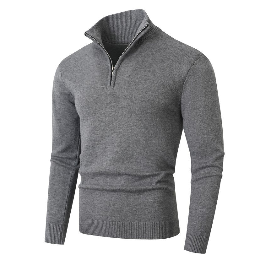 Suéter con cremallera para hombre