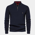 Jersey de cuello alto con cremallera para hombre