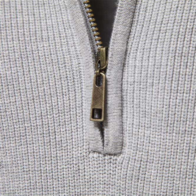 Jersey de cuello alto con cremallera para hombre
